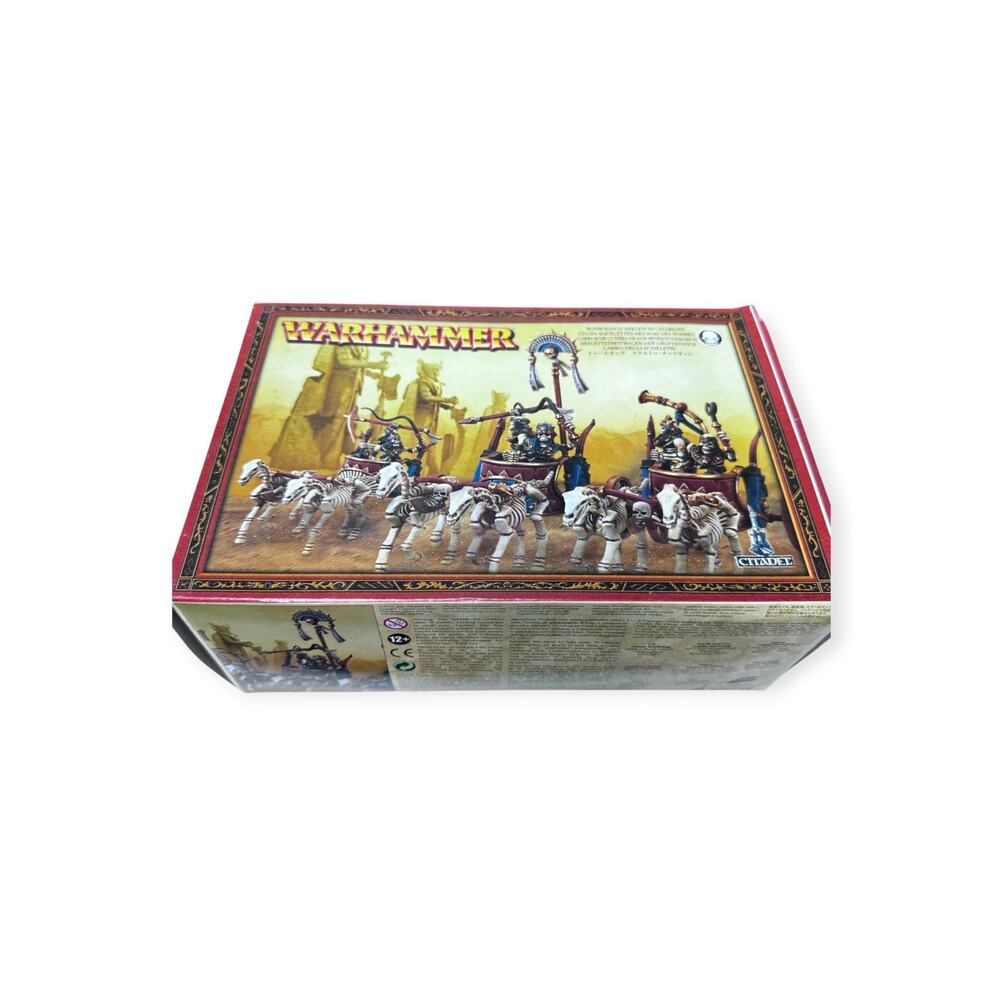 Warhammer Fantasy Tomb Kings Skeleton Chariots Regiment 2002 OOP open box